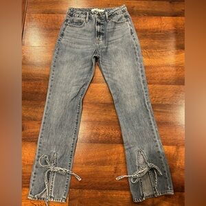 Hidden Jeans Tracey High Rise Straight Women’s Size 25 Denim 100% Cotton